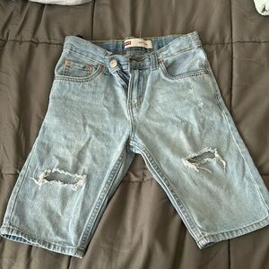 Levi’s boy jean shorts only used twice , almost new